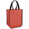Acolla Small Laminated Shopper Tote in red