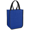 Acolla Small Laminated Shopper Tote in royal-blue