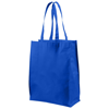 Conessa Mid-Size Laminated Shopper Tote in royal-blue