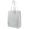 Conessa Mid-Size Laminated Shopper Tote in white-solid