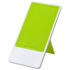 Flip smartphone holder in lime-and-white-solid