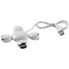 Yoga 4-port flexible USB hub in white-solid