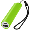 Beam power bank with lanyard and light 2200mAh in lime