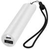 Beam power bank with lanyard and light 2200mAh in white-solid