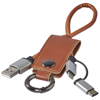 Posh 3-in-1 Charging Cable in brown
