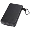 Cosmic 8,000 mAh Solar Power Bank with Dual Panels in black-solid