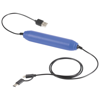 Path 2000 mAh Power Bank with 3-in-1 Cable in royal-blue