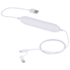 Path 2000 mAh Power Bank with 3-in-1 Cable in white-solid