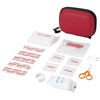 16 piece first aid kit in red-and-white-solid