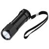 8 LED torch in black-solid