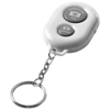Selfie keychain Bluetooth® remote shutter in white-solid