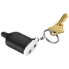 2-IN-1 Music Splitter Keychain with Stylus in black-solid-and-white-solid