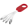 The Troup 4-in-1 Charging Cable with Type-C in red
