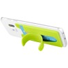 Silicone Phone Wallet with Stand in lime
