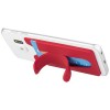 Silicone Phone Wallet with Stand in red