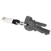 Magnet Micro USB Keychain in black-solid-and-white-solid