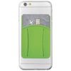 Silicone Phone Wallet with Finger Slot in lime