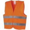 Professional safety vest in orange