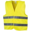 Professional safety vest in yellow