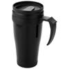 Daytona insulated mug in black-solid