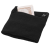 Brisky sweatband with zipper in black-solid