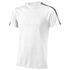 Baseline short sleeve t-shirt. in white-solid-and-black-solid