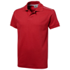 Backhand short sleeve Polo in red