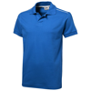 Backhand short sleeve Polo in sky-blue