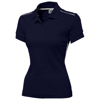 Backhand short sleeve ladies polo in navy