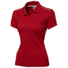Backhand short sleeve ladies polo in red