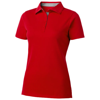 Hacker short sleeve ladies polo in red