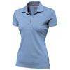 Advantage short sleeve ladies polo in light-blue
