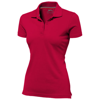 Advantage short sleeve ladies polo in red