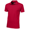 Let short sleeve polo in red
