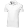 Let short sleeve polo in white-solid