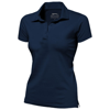 Let short sleeve ladies polo in navy