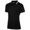 Deuce short sleeve polo in black-solid