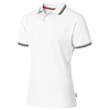 Deuce short sleeve polo in white-solid