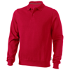Referee polo sweater in red