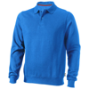 Referee polo sweater in sky-blue