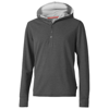 Reflex knit hoodie in heather-charcoal