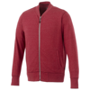 Stony track jacket in heather-red