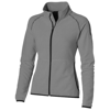 Drop shot full zip micro fleece ladies jacket in grey