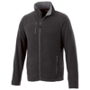 Pitch microfleece jacket in black-solid