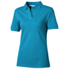 Forehand short sleeve ladies polo in aqua