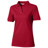 Forehand short sleeve ladies polo in dark-red