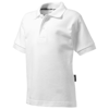 Forehand short sleeve kids polo in white-solid