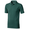Calgary short sleeve polo in forest-green
