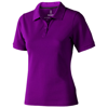 Calgary short sleeve ladies polo in plum