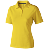 Calgary short sleeve ladies polo in yellow